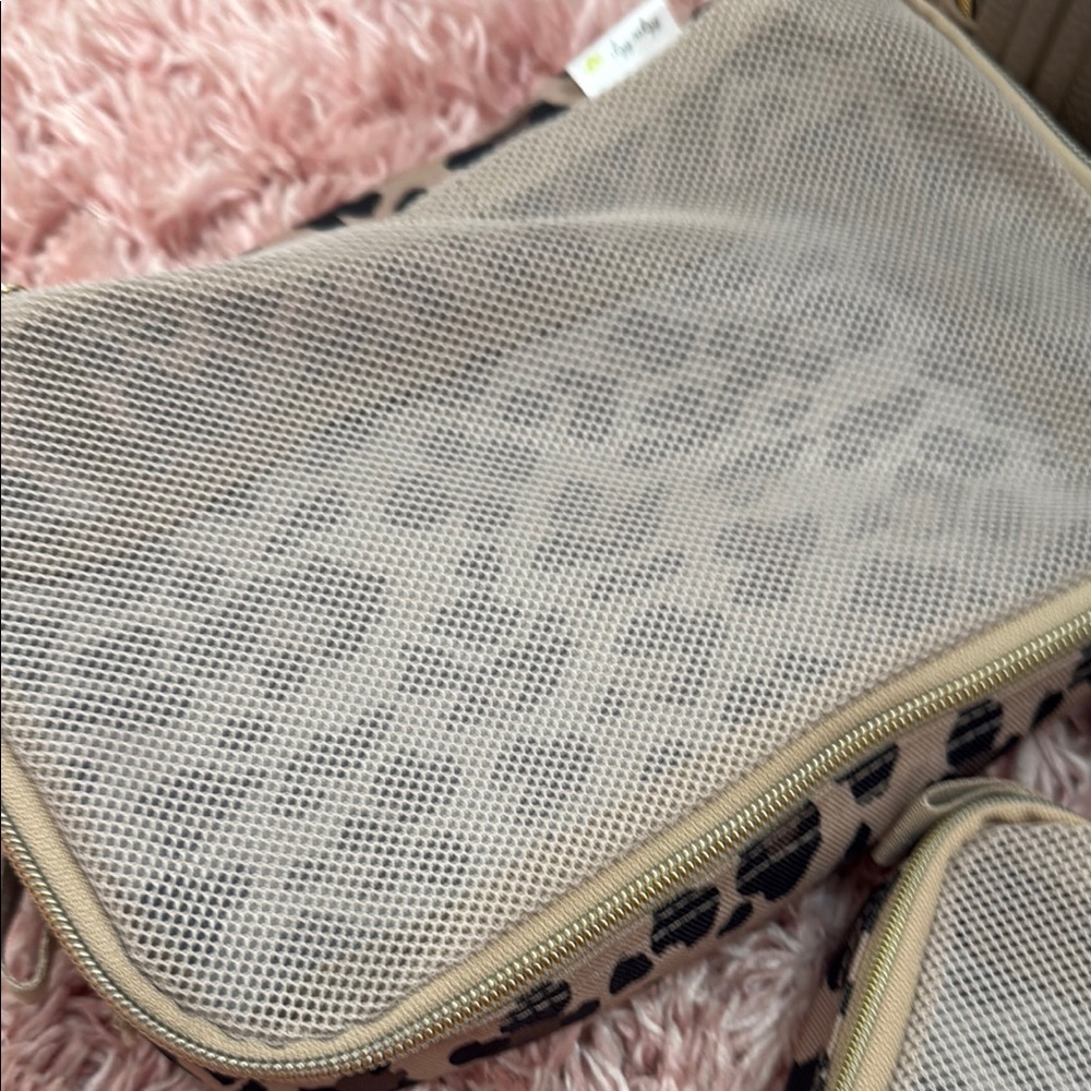 Leopard Print Kids Backpack Set - Picture 2 of 7